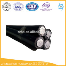 Conductores ABC, aluminio con cable de aislamiento XLPE 3CX 95sqmm + 1CX50sqmm